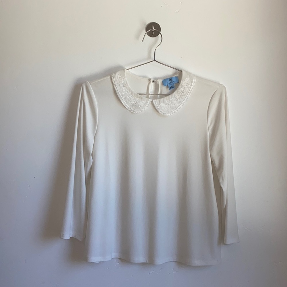 Cece Cream Blouse
